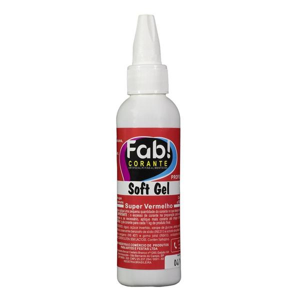 Corante Profissional Soft Gel Fab 60g - Fab! Imagem de Corante Profissional Soft Gel Fab 60g