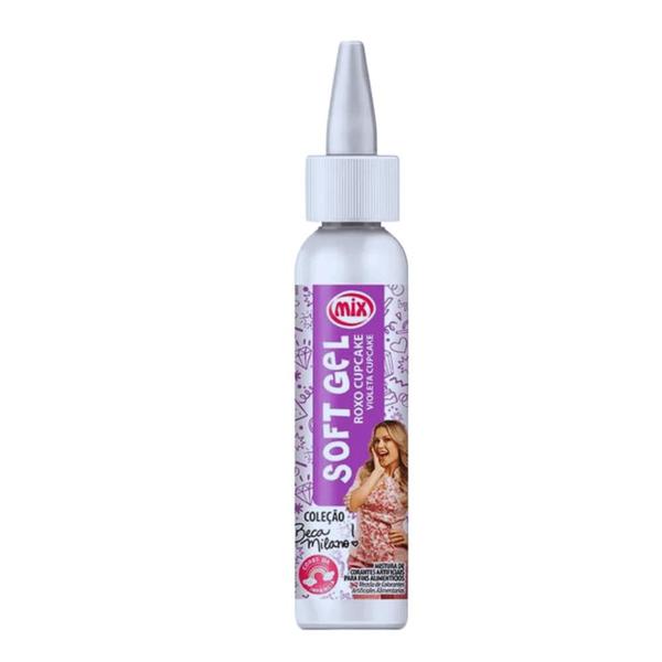 Imagem de Corante Soft Gel Roxo Cupcake 25g Mix