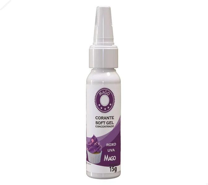 Corante Soft Gel Uva 15G 7448 MAGO Imagem de Corante Soft Gel Uva 15G 7448 MAGO