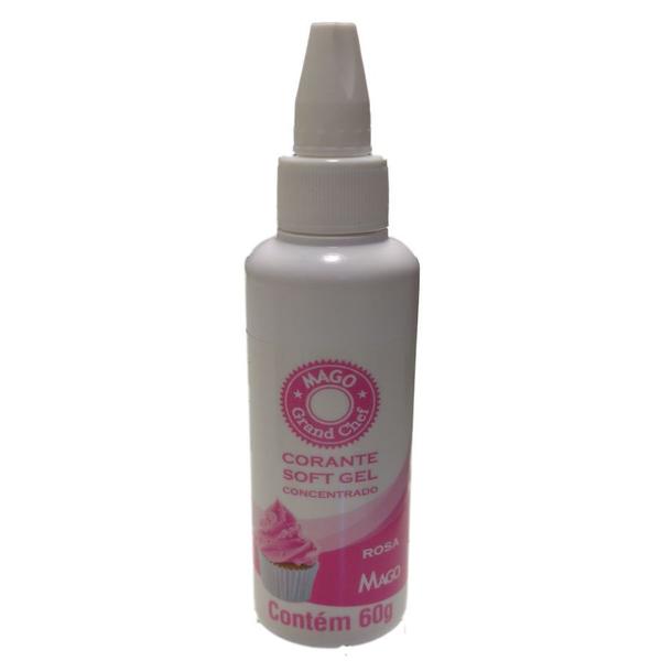 Imagem de Corante SoftGel Rosa Bebê 60g Mago