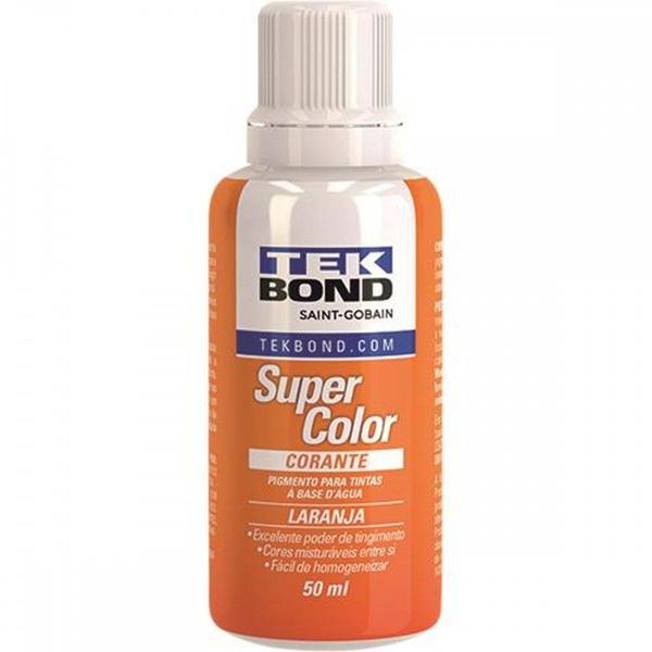 Imagem de Corante Tekbond Laranja 50Ml - Kit C/12 Unidades