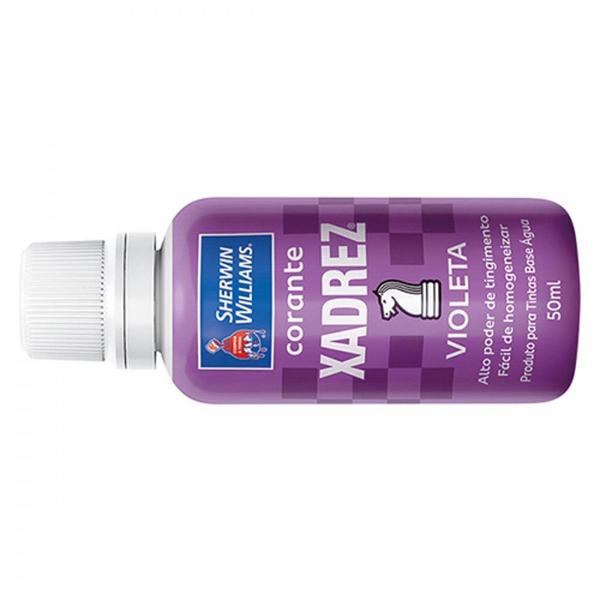 Imagem de Corante Xadrez 50Ml Violeta . / Kit C/ 12 Unidades