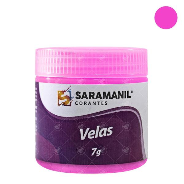 Imagem de Corantes Fluorescente Vela Saramanil Anilina Pink 7G