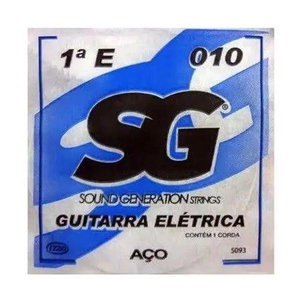 Corda Avulsa Guitarra 1ª Primeira Mi 010 SG Strings 5093 Imagem de Corda Avulsa Guitarra 1ª Primeira Mi 010 SG Strings 5093