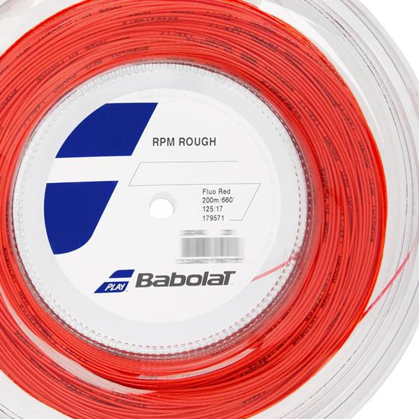 Imagem de Corda Babolat RPM Rough 17L 1.25mm Vermelho Fluor - Rolo com 200 Metros