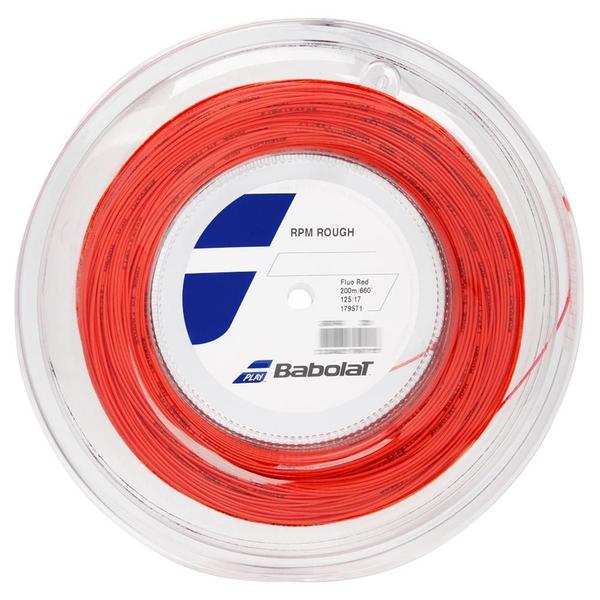 Imagem de Corda Babolat RPM Rough 17L Vermelho Fluor - Rolo 200m