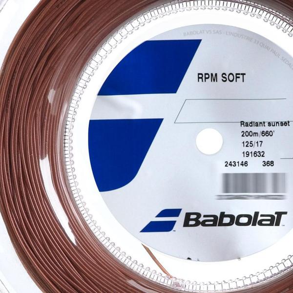 Imagem de Corda Babolat RPM Soft 17L 1.25mm Bege Rolo com 200 Metros