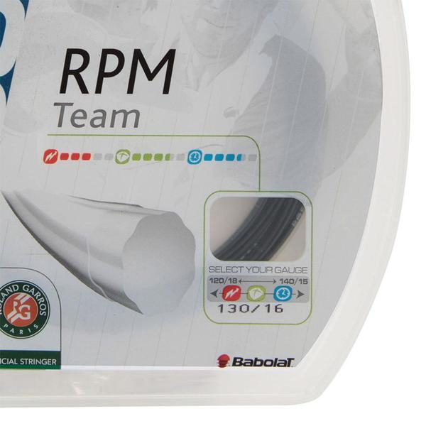 Imagem de Corda Babolat RPM Team 16L 1.30mm Preta - Set Individual 