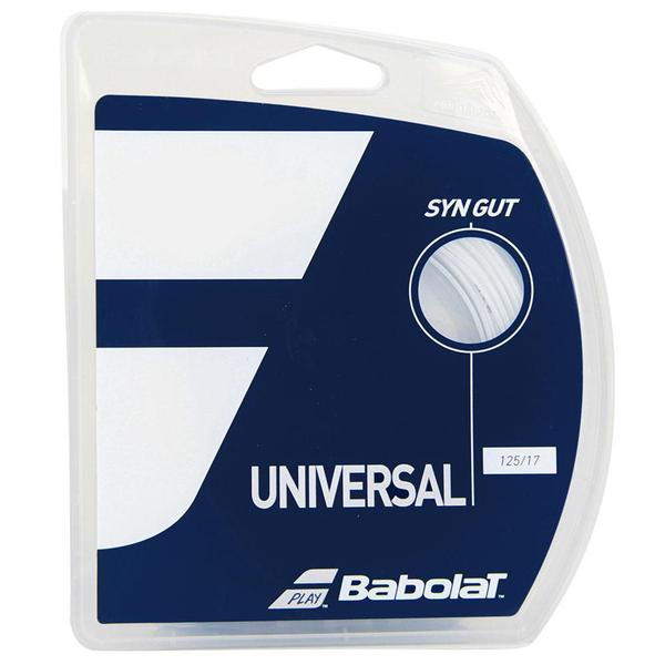 Corda Babolat Synthetic Gut Universal 17L 1.25mm Branca - Set Individual Imagem de Corda Babolat Synthetic Gut Universal 17L 1.25mm Branca - Set Individual