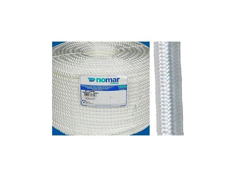 Corda de Polipropileno Trançada Branca 03mm 625m - RIOMAR Imagem de Corda de Polipropileno Trançada Branca 03mm 625m