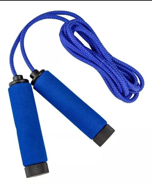 Corda de pular ajustável cabo emborrachados treino pratico resistente - Filó Modas Imagem de Corda de pular ajustável cabo emborrachados treino pratico resistente