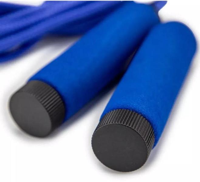 Corda de pular ajustável cabo emborrachados treino pratico resistente - Filó Modas Imagem de Corda de pular ajustável cabo emborrachados treino pratico resistente