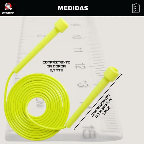 Corda de pular Corridaria Silicone adultos e infantil esportes e perda de peso - Preto c/ Laranja Imagem de Corda de pular Corridaria Silicone adultos e infantil esportes e perda de peso - Preto c/ Laranja