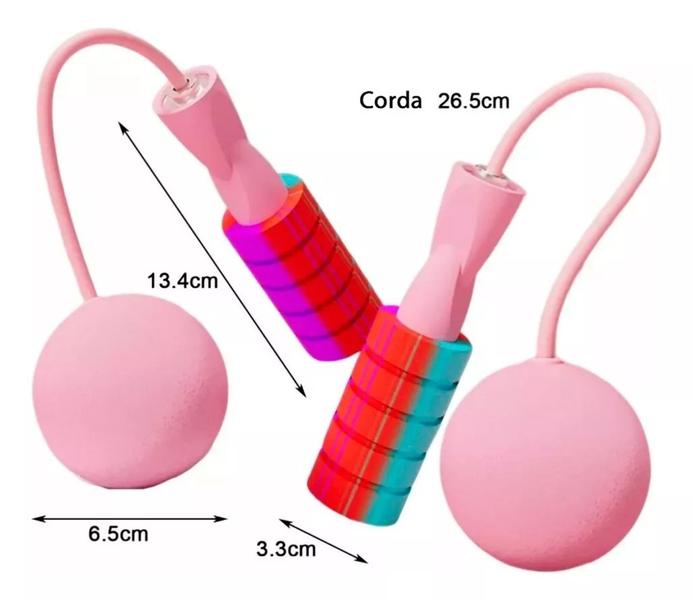 Imagem de Corda De Pular Fitnes Com Peso Sem Fio Profissional