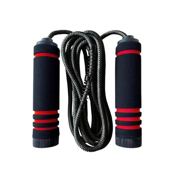 Imagem de Corda de Pular Nylon para Exercício Funcional e Jump Rope, Cor Vermelha