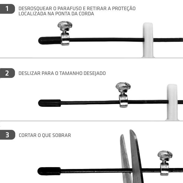 Imagem de Corda De Pular Para Exercício Com Rolamento Exercício Funcional 3M