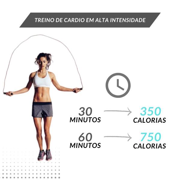 Imagem de Corda de Pular Profissional com Cabo de Nylon, Para Exercício Funcional