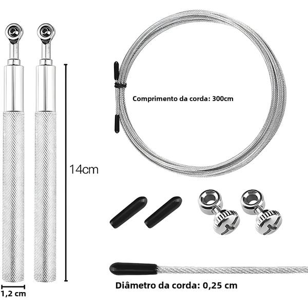 Corda de Pular Profissional para Fitness - Exercício Funcional de Alta Velocidade Imagem de Corda de Pular Profissional para Fitness - Exercício Funcional de Alta Velocidade