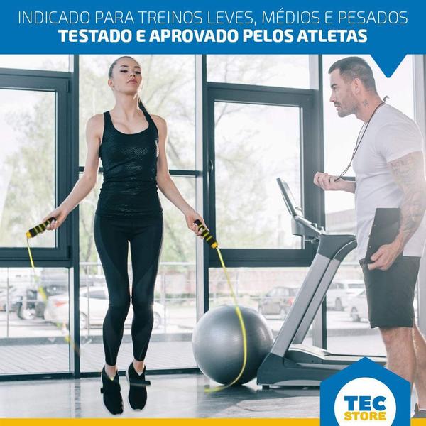 Imagem de Corda De Pular Rolamento Treino Speed Academia Fit Exercício