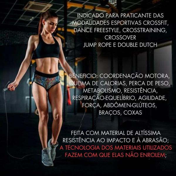 Corda De Pular Segmentada Profissional Cabo De Aço Freestyle Speed Rope cross training - PR STORE Imagem de Corda De Pular Segmentada Profissional Cabo De Aço Freestyle Speed Rope cross training