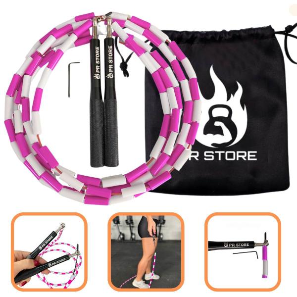 Corda De Pular Segmentada Profissional Cabo De Aço Freestyle Speed Rope cross training - PR STORE Imagem de Corda De Pular Segmentada Profissional Cabo De Aço Freestyle Speed Rope cross training