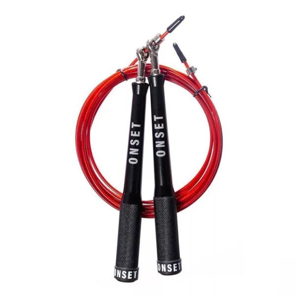 Imagem de Corda de Pular Speed Rope Onset Fitness 3.0 - Black/Red