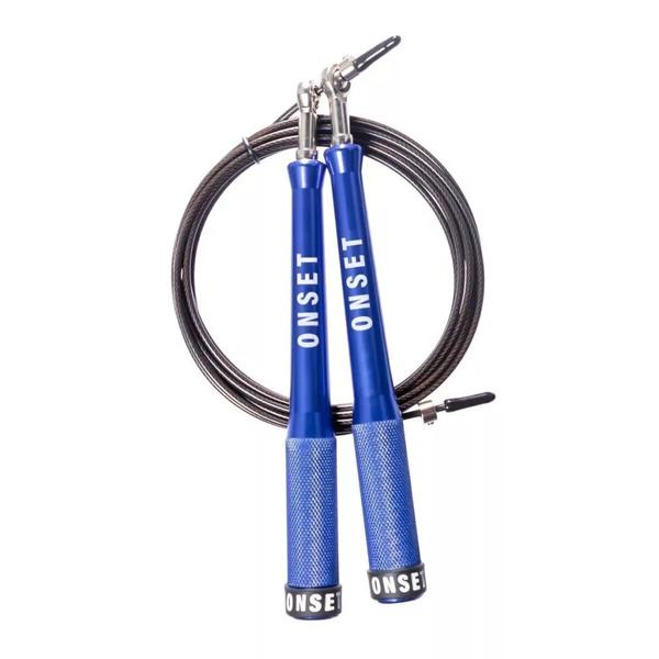 Imagem de Corda de Pular Speed Rope Onset Fitness 3.0 + Case - Blue/Black