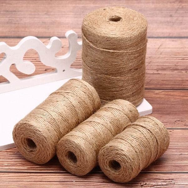 Imagem de Corda de Sisal 6 mm Artesanato Arranhador de gato 4 Metros