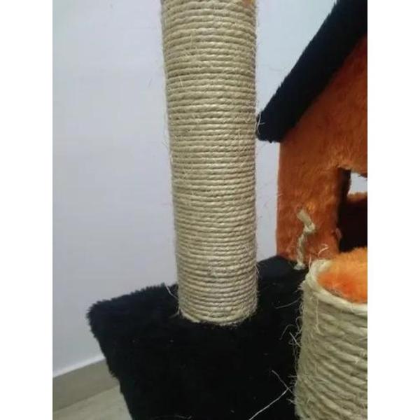 Imagem de Corda De Sisal Natural Rolo 10mm 100 Metros Rasada Arranhador Para Gatos Artesanato Em Geral Acabamento Fino Construção