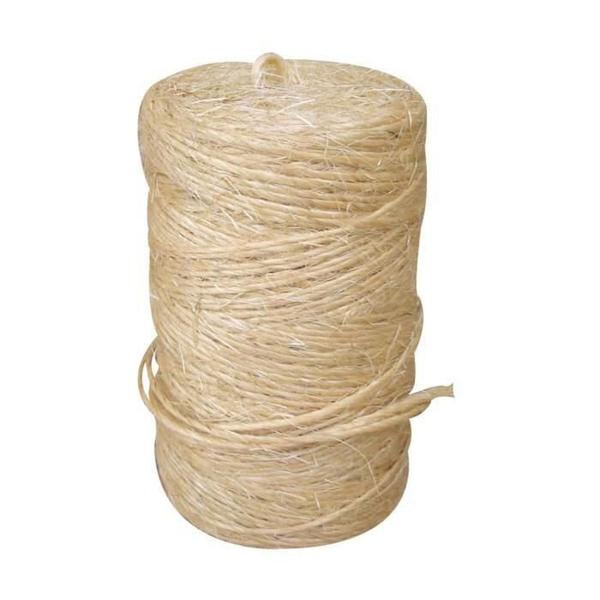 Imagem de CORDA FIO BARBANTE SISAL 1,5mm NATURAL 1KG DECORAÇÃO 500 METROS