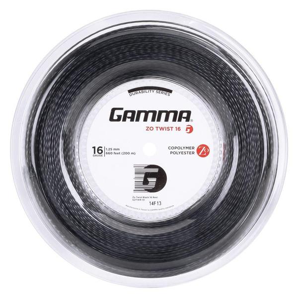 Imagem de Corda Gamma Twist 16L 1.25mm Preta Rolo com 200 metros