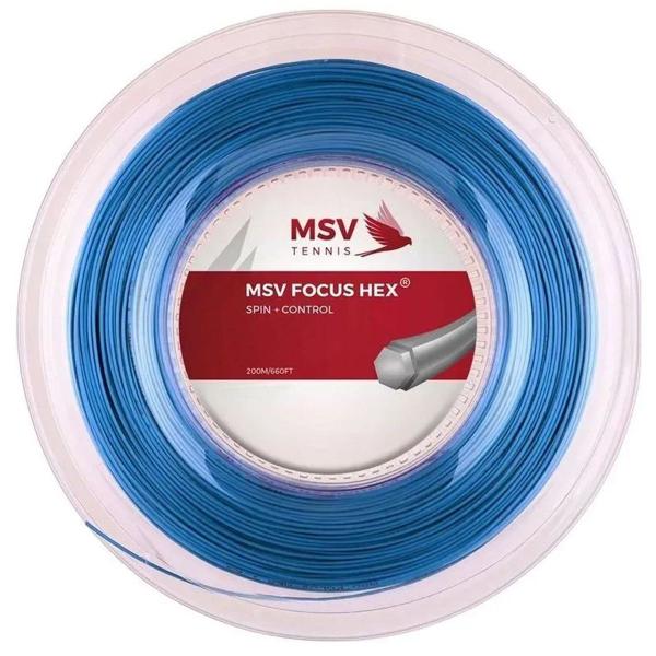 Imagem de Corda para Raquete de Tênis  MSV Focus Hex 1.27 Azul