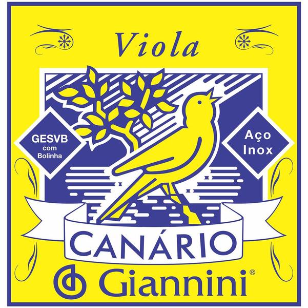 Corda para Viola Giannini GESVB Serie Canario Bolinha ACO Media Imagem de Corda para Viola Giannini GESVB Serie Canario Bolinha ACO Media
