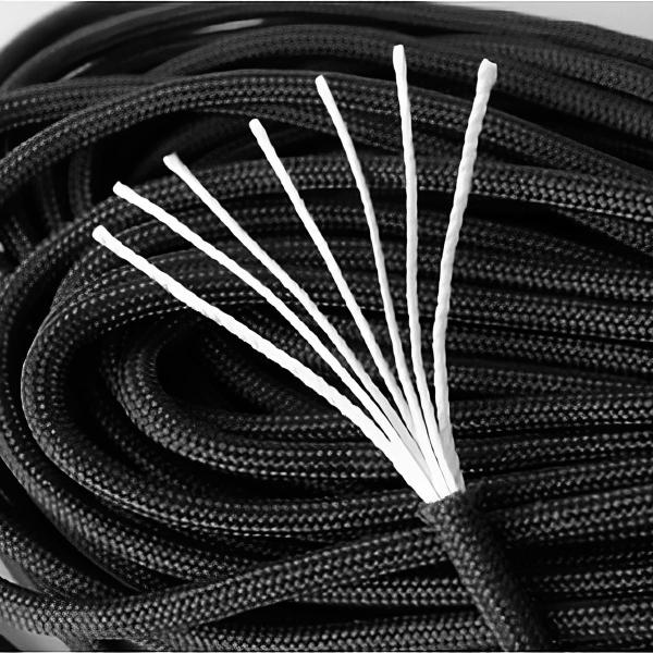 Imagem de Corda Paracord 550 10m Resistente 250kg 7 Filamentos Sobrevivência Camping e Emergência Guepardo