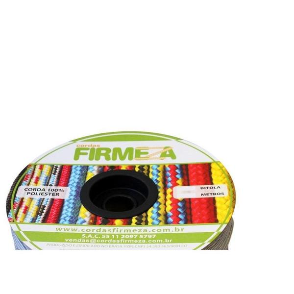 Corda Poliester Firmeza Carretel Branca 5Mm/154M 30037 Imagem de Corda Poliester Firmeza Carretel Branca 5Mm/154M 30037