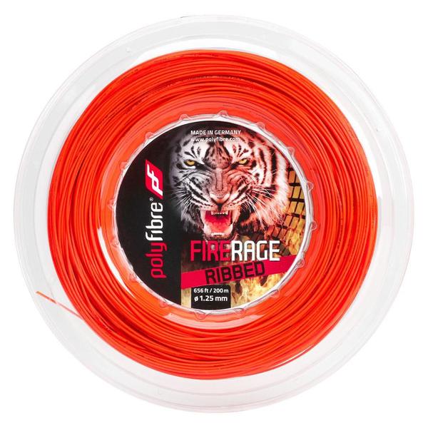 Imagem de Corda Polyfibre Fire Rage Ribbed 17L 1.25mm Laranja - Rolo com 200 Metros