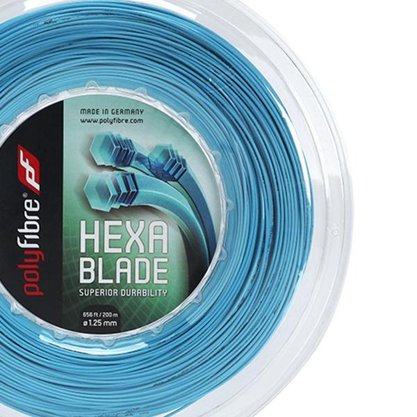 Imagem de Corda Polyfibre Hexablade 17L 1.25mm Azul - Rolo com 200 Metros