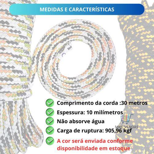 Corda Pp 10mm 30m Multiuso Meada Amarração Carga Camping Içamento Reboque Nfe - Riomar Imagem de Corda Pp 10mm 30m Multiuso Meada Amarração Carga Camping Içamento Reboque Nfe