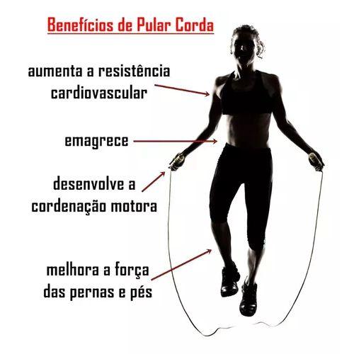 Imagem de Corda Pular Jump Rope Malhe Casa Ginastica Academia Quintal