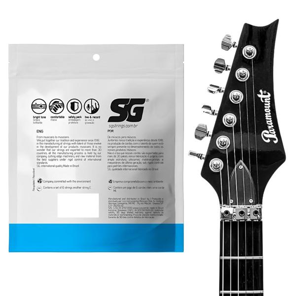 Imagem de Corda SG 009 Níquel para Guitarra Tensão Extra Leve