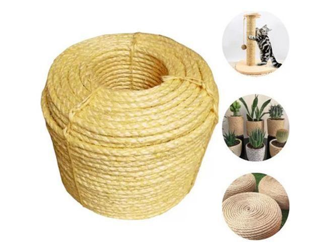 Imagem de Corda Sisal 8Mm 3 Pernas Reforçado 100 Metros