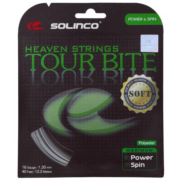 Imagem de Corda Solinco Tour Bite Soft 16L 1.30mm Prata - Set Individual