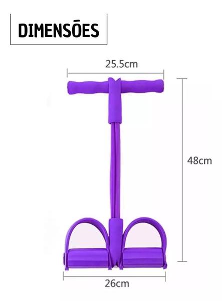 Corda Tubo Pedal Para Fazer Exercícios Elástico Alongamentos Musculação E Fisioterapia - COMERCIAL MARCO FERRARI DROP RIO Imagem de Corda Tubo Pedal Para Fazer Exercícios Elástico Alongamentos Musculação E Fisioterapia