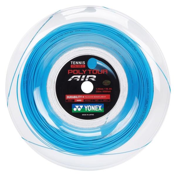 Imagem de Corda Yonex Poly Tour Air 16L 1.25mm 200m Copolímero Azul - Rolo com 200m