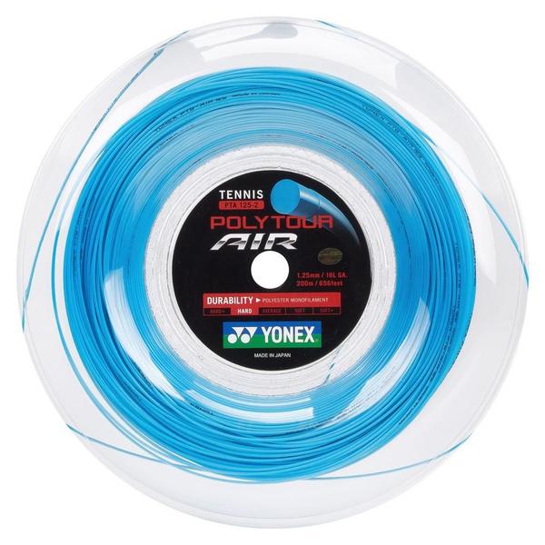 Imagem de Corda Yonex Poly Tour Air 16l 1.25mm Azul - Rolo com 200 metros