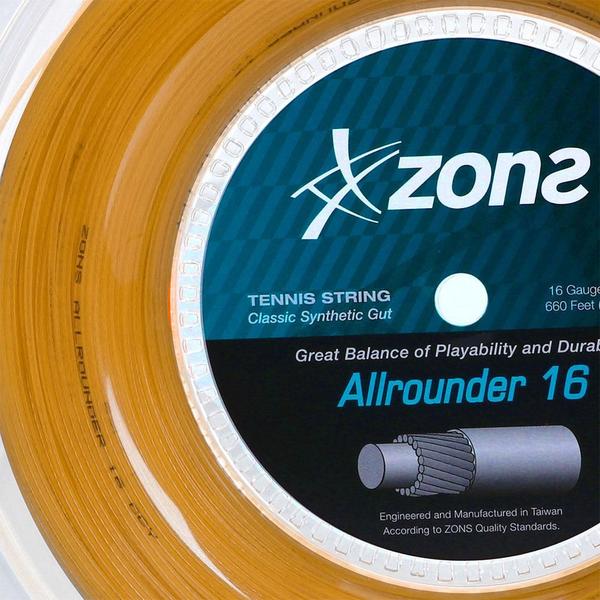 Imagem de Corda Zons All Rounder 16L 1.32mm Ouro - Rolo com 200 Metros