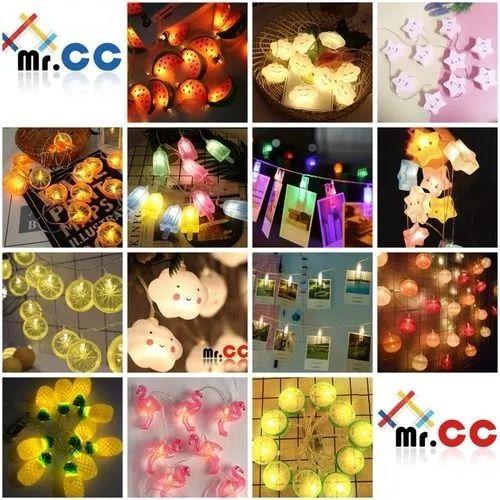 Imagem de Cordão 10 Leds Fio De Luz P/ Decoração Festa Flutas E Outros