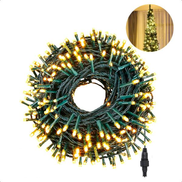 Imagem de Cordão 100 Leds Luz de Natal 10m Modo Fixo 127V Extensível