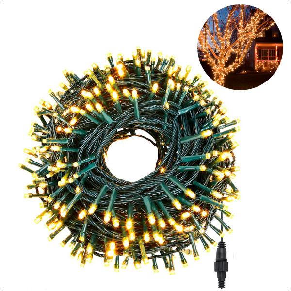 Cordão 100 Leds Luz Natal Fixo 10M Prova D'Água Extensível - Klizz Imagem de Cordão 100 Leds Luz Natal Fixo 10M Prova D'Água Extensível