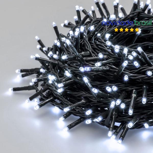 Imagem de CORDÃO 300 LEDS 31v 30 METROS PROVA D'AGUA FIO VERDE